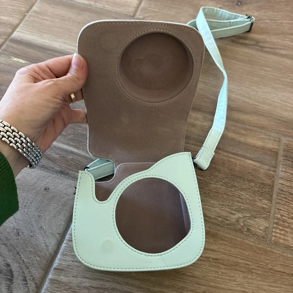 Mini Mate Case For Fujifilm INSTAX Camera - Case Only In Aqua W Strap